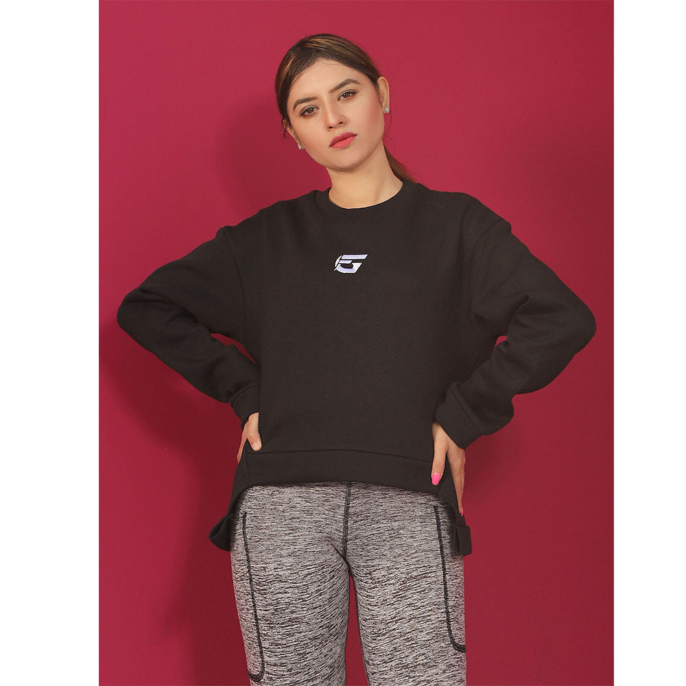 Fit n Hit Women Sweatsuit - Black