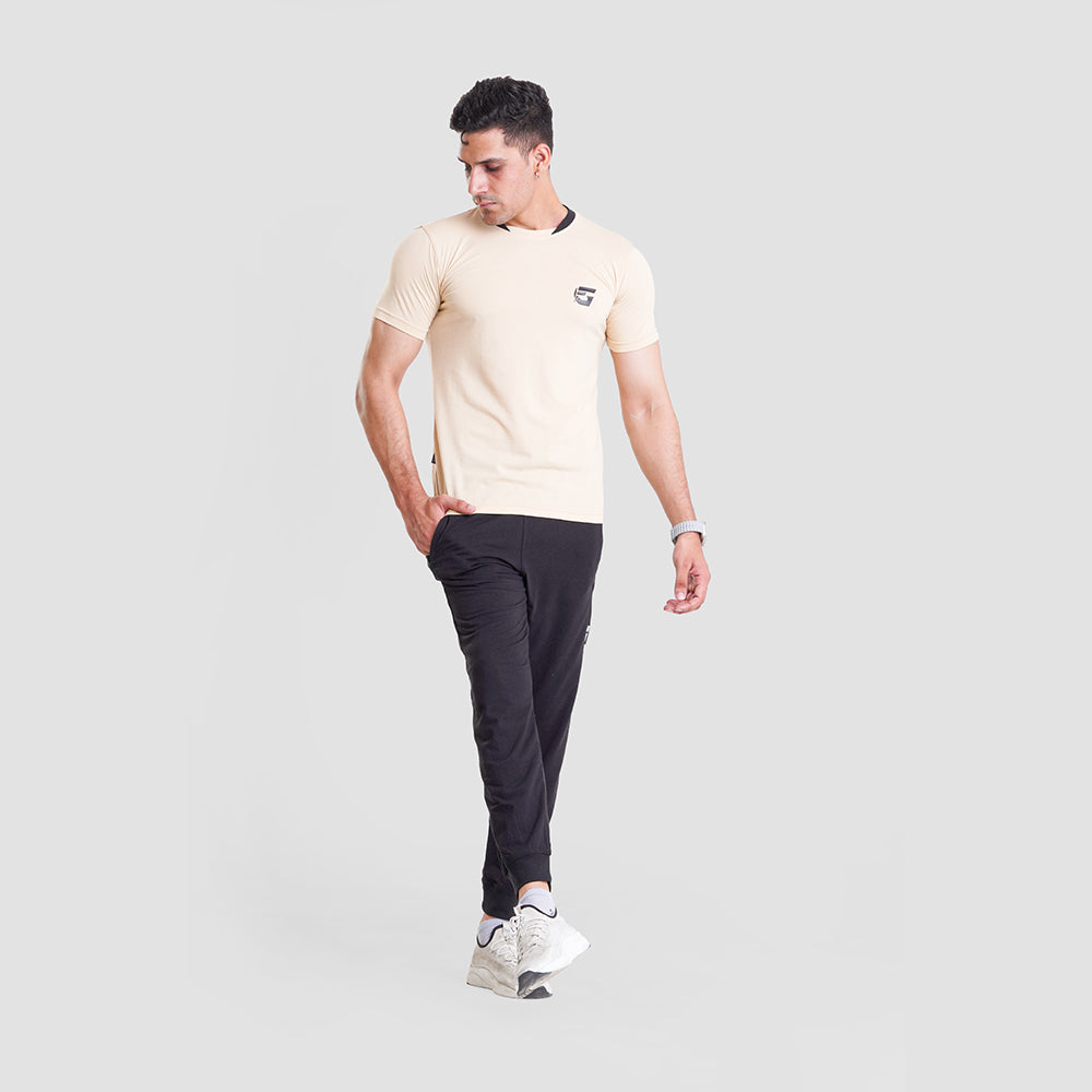 Cream Colour T-Shirt