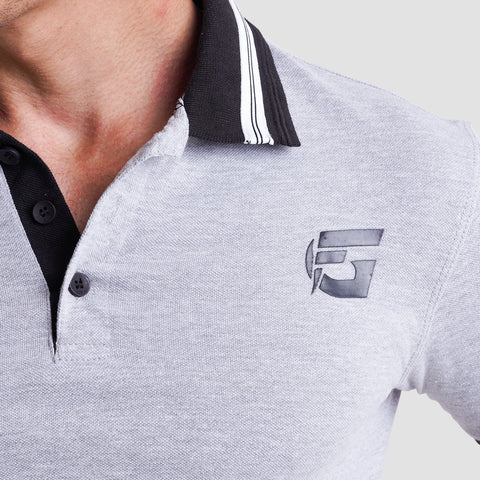 Black Grey & Nevy Blue Polo Shirt